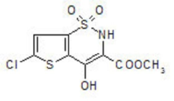 Cas 70415-50-8 6-Chloro-4- Hydroxy-2-Methyl-3-Methoxycarbonyl-2H-Thieno[2,3-E]-1,2-Thiazine-1,1-Dioxide